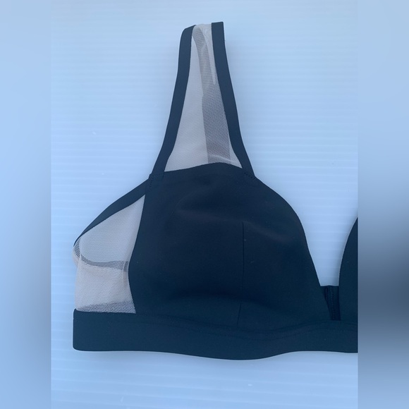 Victoria's Secret Luxe Lingerie Unlined Sheer Mesh Demi Bra Small - Picture 2 of 10